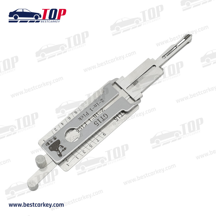 GT15 Lishi 2 In 1 Auto Pick And Decoder For F-iat