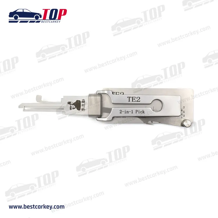 Lishi TE2 2 In 1 Lock Pick Decoder