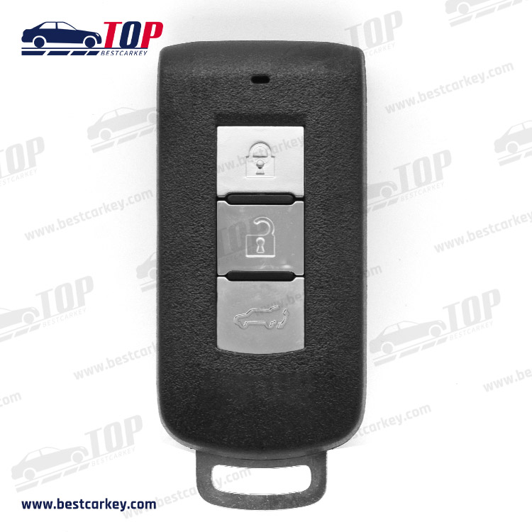 Mitsubishi 3 button-SUV smart key cover with logo with MIT11R emergency key