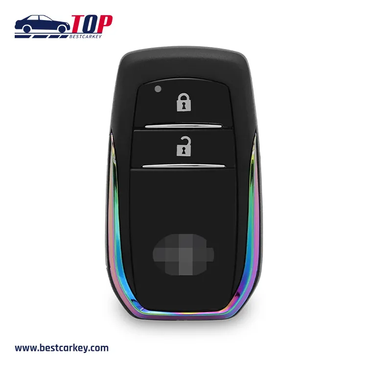 T-oyota အတွက် Smart Key Shell ခလုတ် 2 ခုကို ပြင်ဆင်ထားသည်။