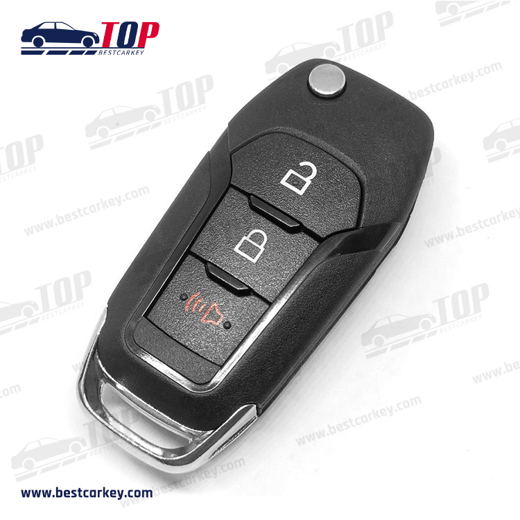 3 button Keyless Entry Modified Folding Car Key Case For Ford