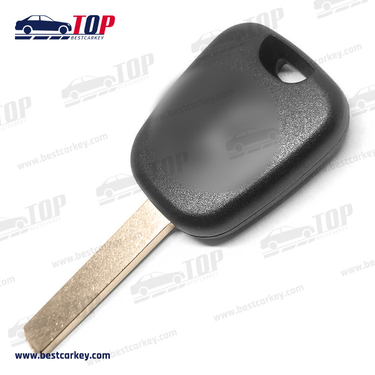P-eugeot 307 Transponder Key Shell Case VA2T Uncut Blade Car Keys