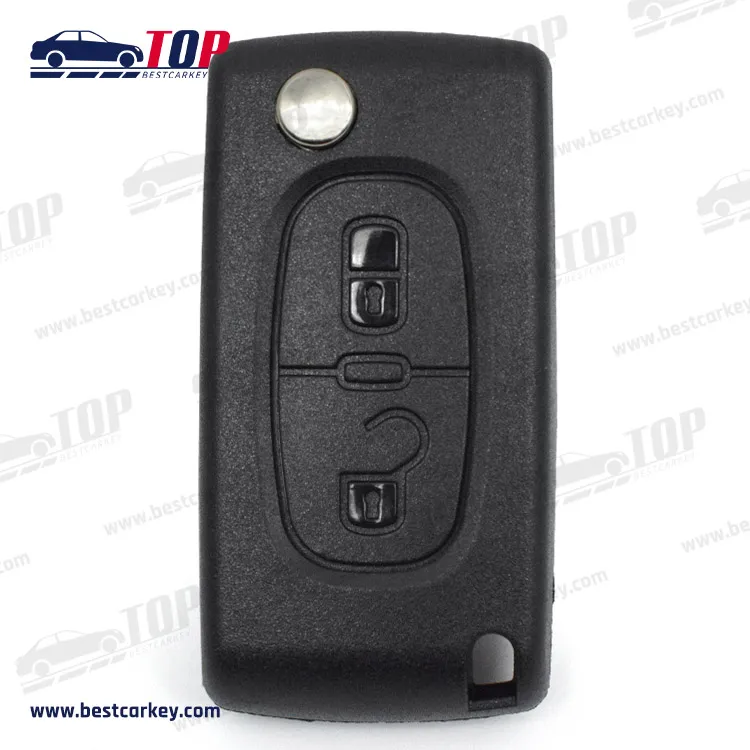 Replacement Auto Smart Key Citroen C2 C3 ASK 2 Buttons 433mhz 7961 chip Keys Fob Car Remote Key