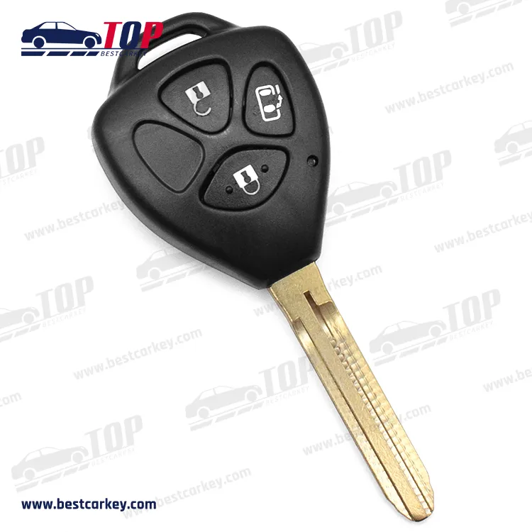 Náhradné puzdro na FOB TOY43 TOY47 3 tlačidlá Toyota Remote Car Key Shell