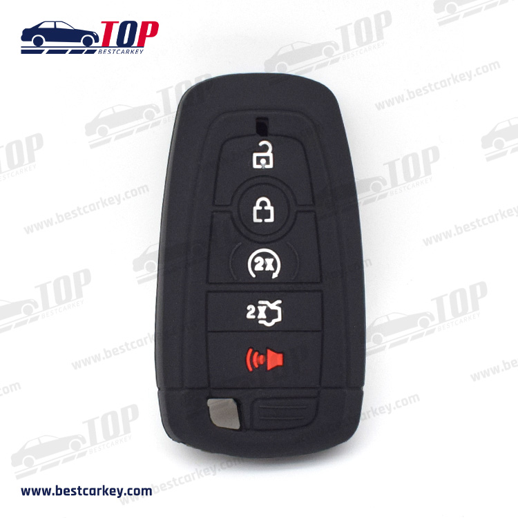 Silicone Key Case Remote Fob Car Key Cover for Ford