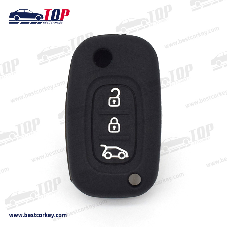 Silicone Smart Car Key Fob Case Silicon Car Key Cover For Ranault