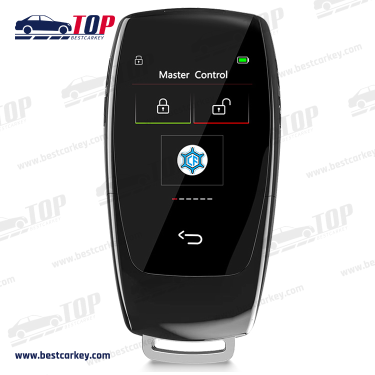 Smart LCD Car Key Anti-drop Universal Car Remote Start Keyless Entry LED Touch Screen Remote Key for start stop cars