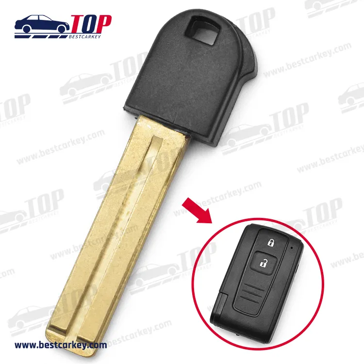 Smart Remote Key Insert blank Fob for T-oyota toy40 blade