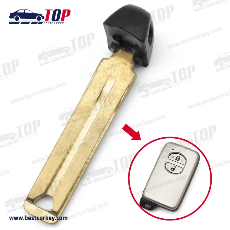 T-oyota Emergency Car Key Blank Blade