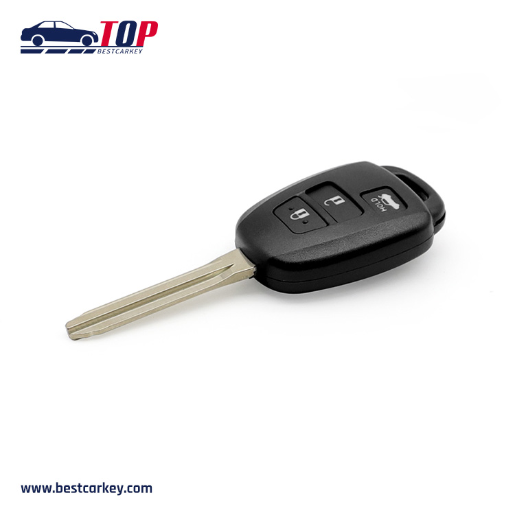 High Quality 3 Button Remote Key Shell For T-oyota Camry