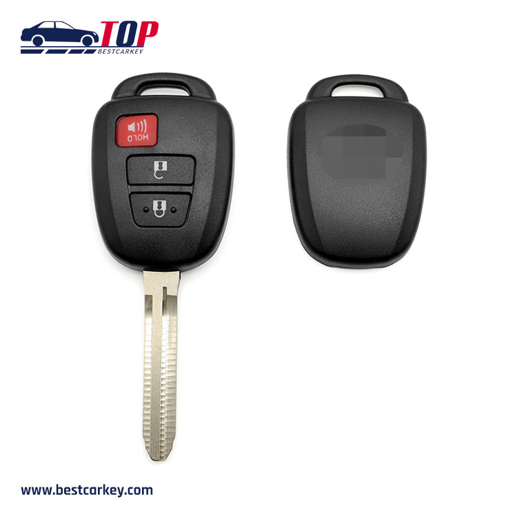 High Quality 2+1 Button Remote Key Shell For T-oyota Camry