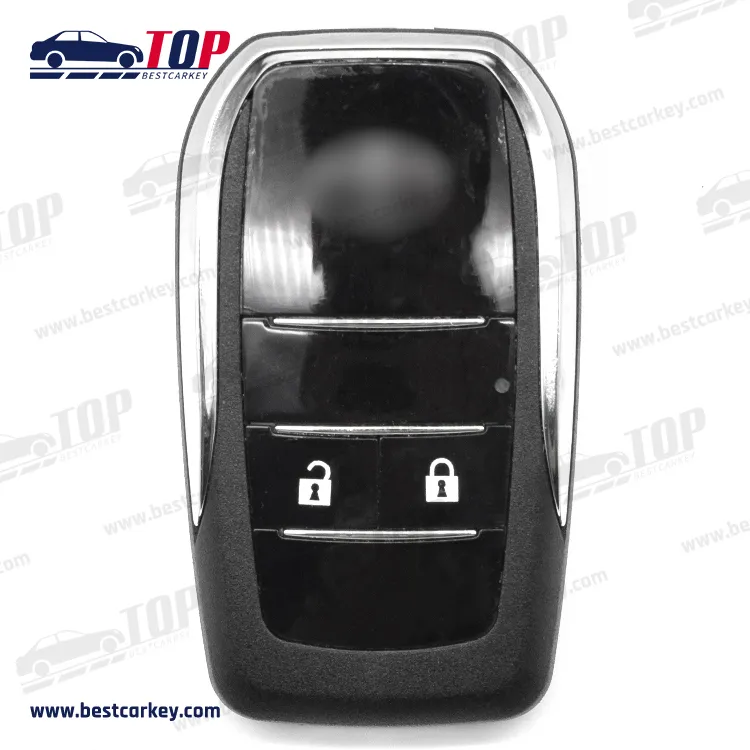 T-oyota RAV4 Modified Folding 2 Buttons Car Key Shell