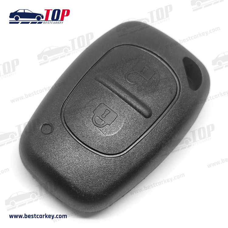 Topbest 2 Button Remote Car Key Shell Case Fob Cover For Renault
