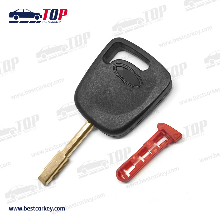 Transponder Key Shell For F-ord Mondeo With Red Chip Plug FO21 Key Blade