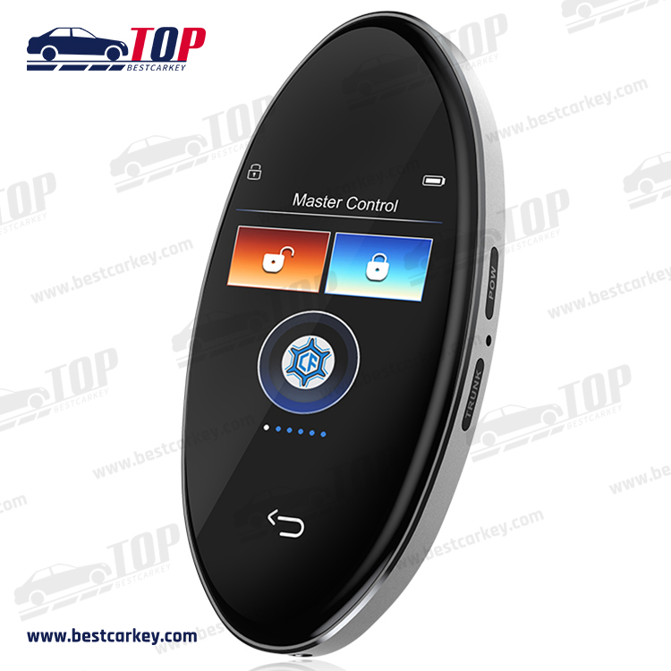 Universal PKE Remote Key Fob Start Stop Modified Touch Screen Smart LCD car key for car