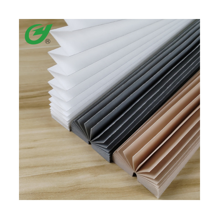 Non Woven Material Customizable Pleated Blind Curtain Fabric