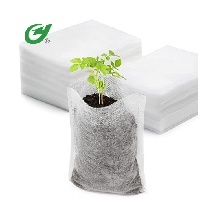 Wholesale Eco-Friendly 100% Biodegradable PLA Seedling Non Woven Grow Plant Nursery Bag