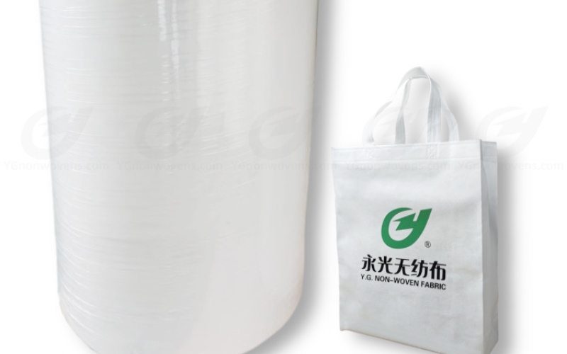 RPET Nonwoven Fabric 100 Recycled Polyester For Shopping Bag