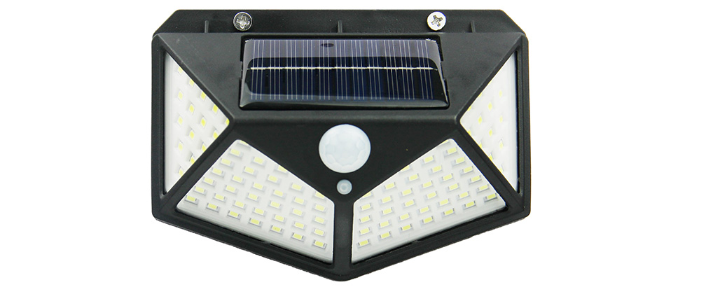 Body-induction Solar Wall Lamp with 100LED