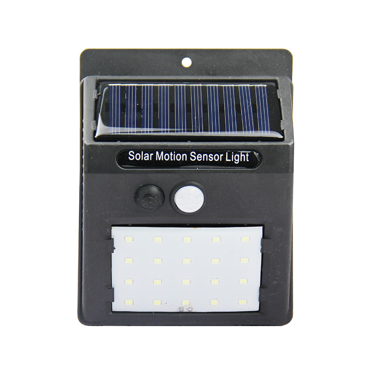 Body-induction Solar Wall Lamp with 20LED