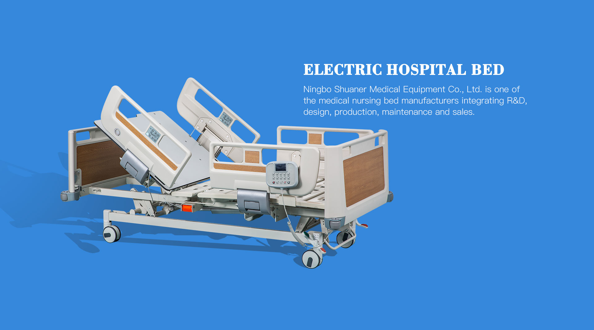 China Five-Function Electric Hospital Bed(CPR)