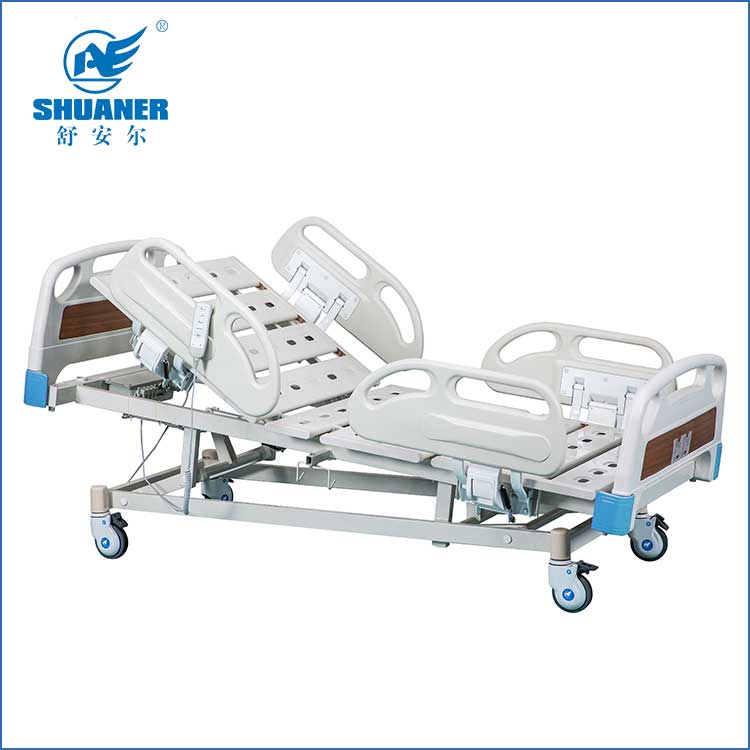 What are the precautions for the use of electric hospital beds?