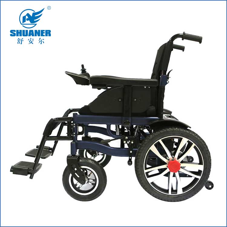 Application du fauteuil roulant électrique pliable
