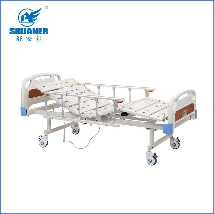 2-function electric medical bed features