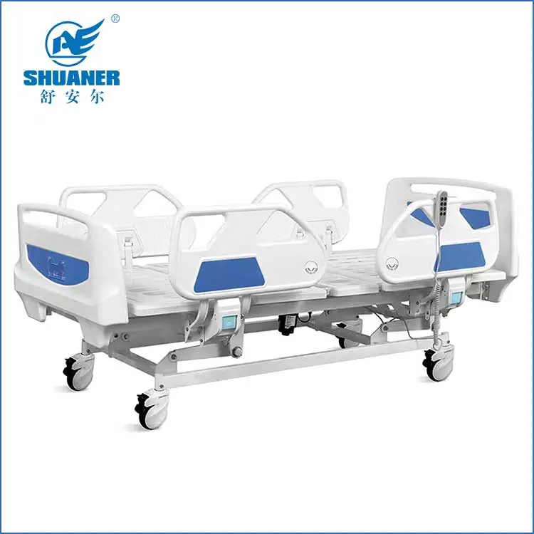 Electric Hospital Patient Bed with Five-Function