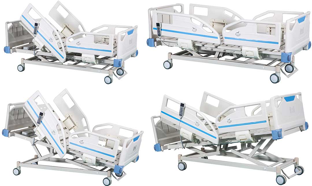 Trijų funkcijų elektrinė paciento lova