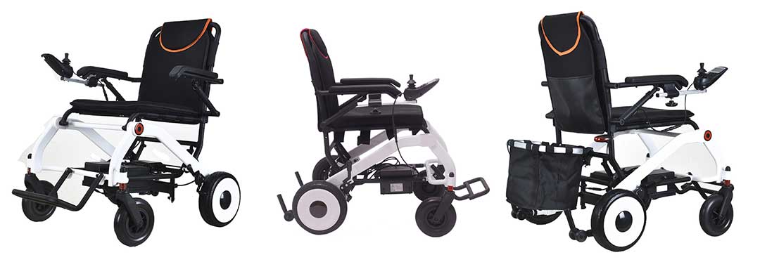 Sulankstomas nešiojamas automatinis elektros variklis lengvas vežimėlis