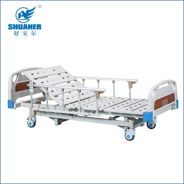 ISO elektrinė trijų funkcijų ligoninės medicininė lova, skirta intensyviosios terapijos skyriui