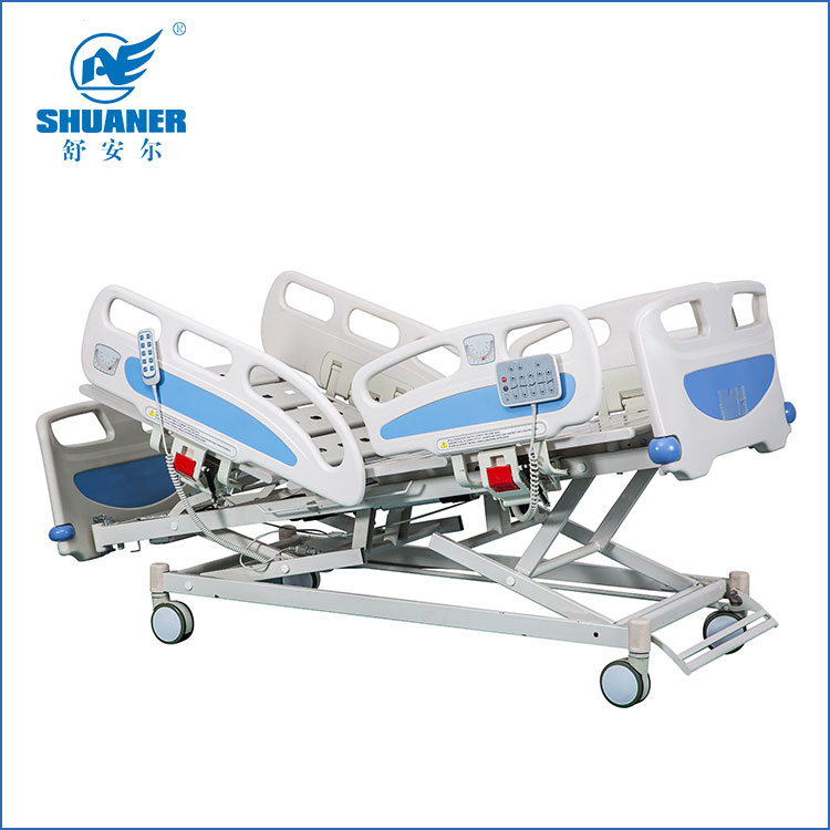 चिकित्सा उपकरण इलेक्ट्रिक 5-फंक्शन हॉस्पिटल बेड