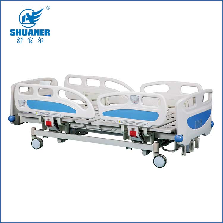 Trijų funkcijų rankinė medicininė ligoninės lova