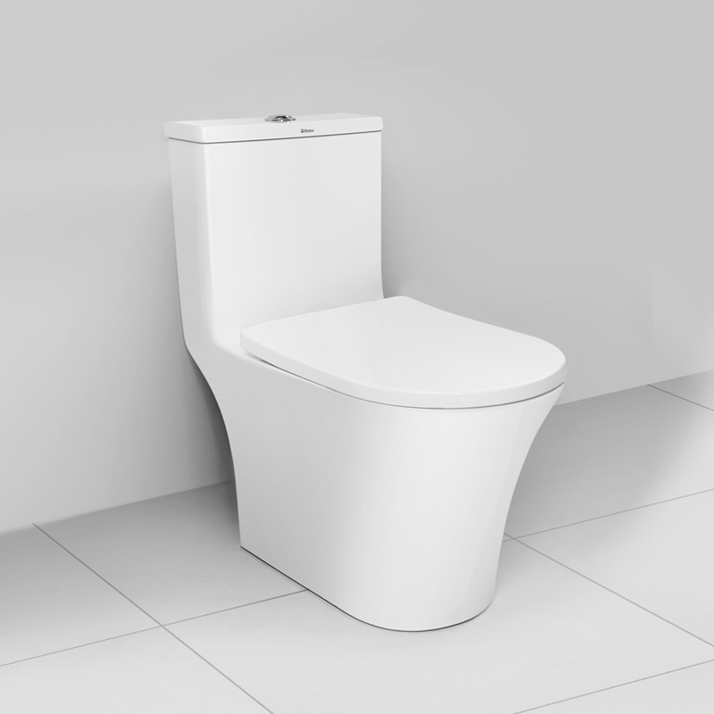 1 piraso Rimless Tornado Flush Easy-clean Glaze Ceramic Toilet