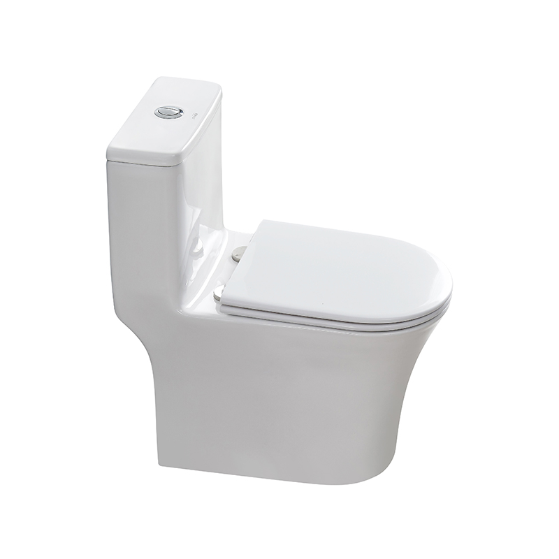1 pièce sans rebord Tornado Flush tuyau entier émaillé toilette en céramique plus simple et plus propre