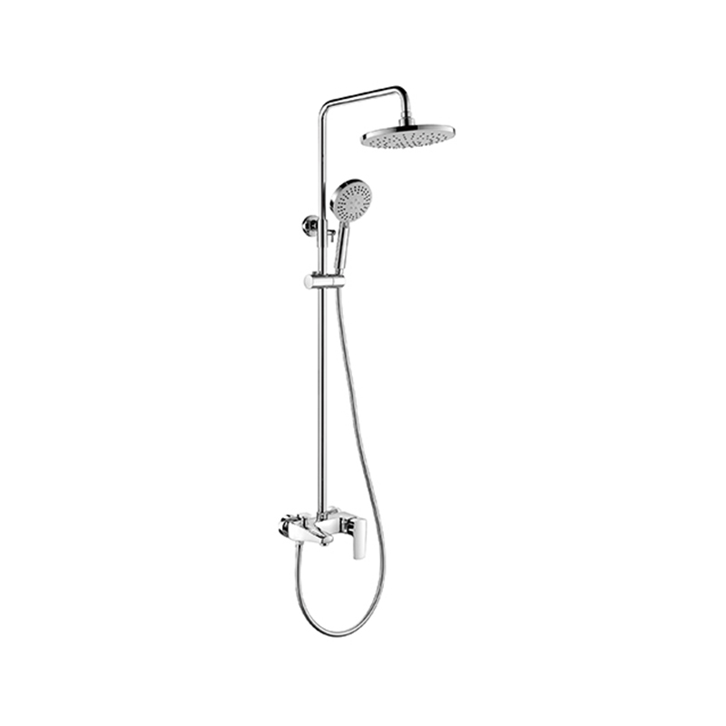 3-function Air -injected Descaling Chromed Enlarged Rain Shower Faucet