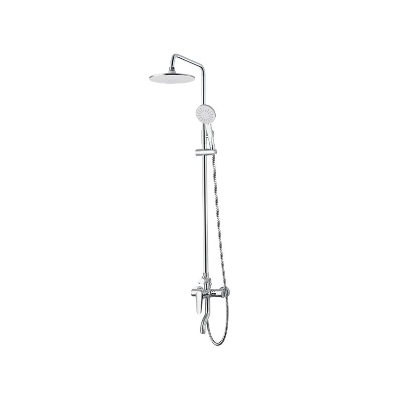 3-function Air-injected Enlaged Rain Shower With Rotatable Bottom Water Spout