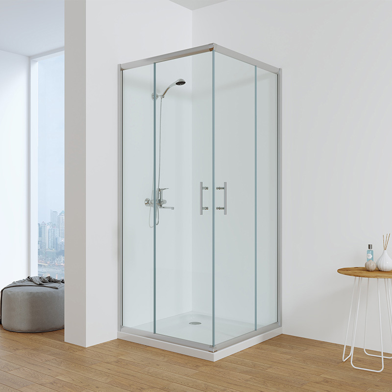 Cabină de duș din sticlă securizată de 5 mm