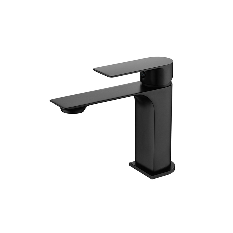 Fashion Matte Black Coating Modern Style High Quality Basin Faucet