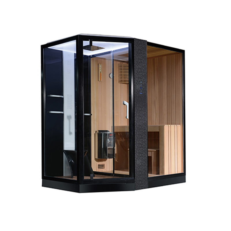 Multifunctionele sauna en stoomkamer met digitaal besturingssysteem