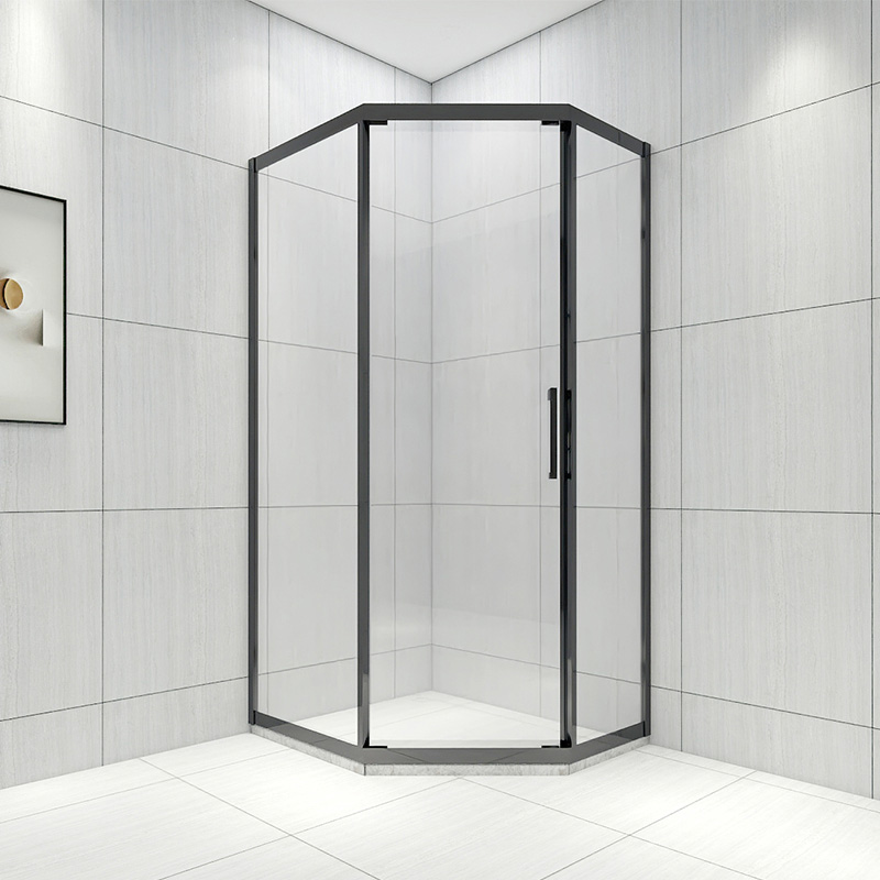 Cabină de duș cu uși glisante cu închidere ușoară la stânga sau la dreapta