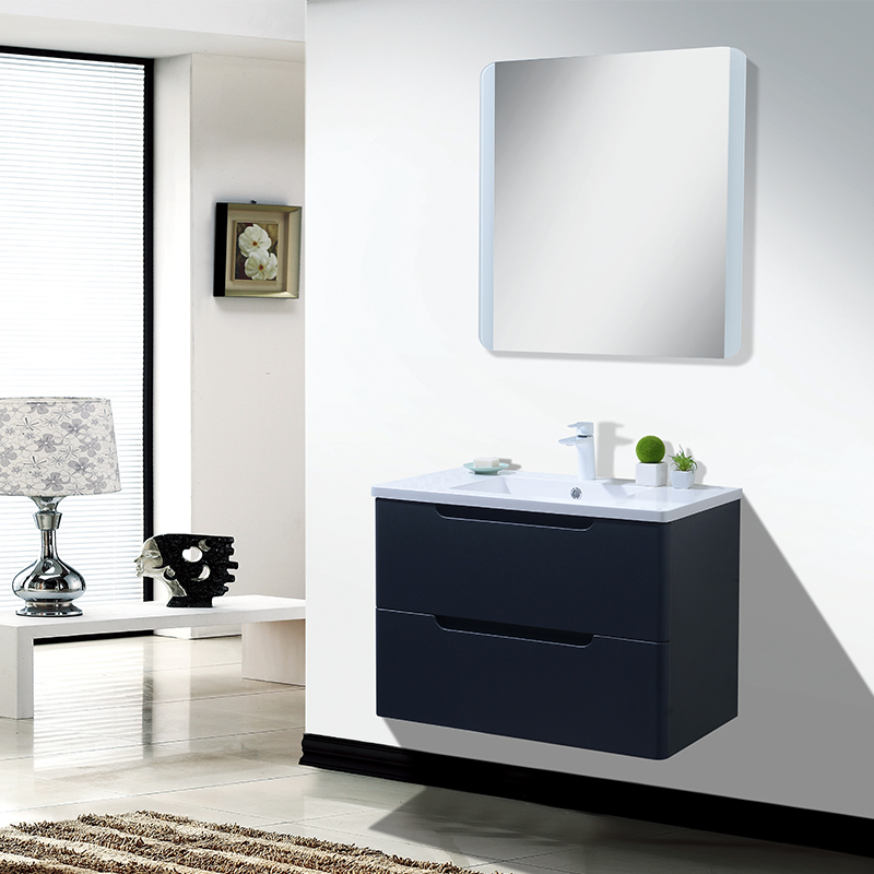 Small Size Lacquering Furniture with Two Drawers Bathroom Cabinet