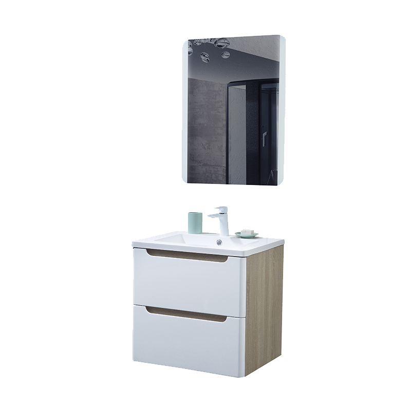 Small Size Lacquering Furniture with Two Drawers Bathroom Cabinet