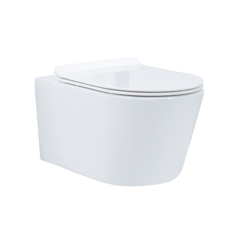 Wall-hung Rimless Space Save Ins Style Ceramic Toilet