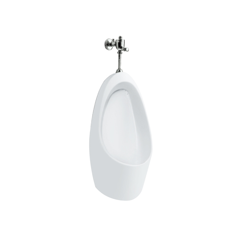 Wall-hung Upward Water Inlet Manual Flushing Antibacterial And Space Saved Modern Ceramic Urinal