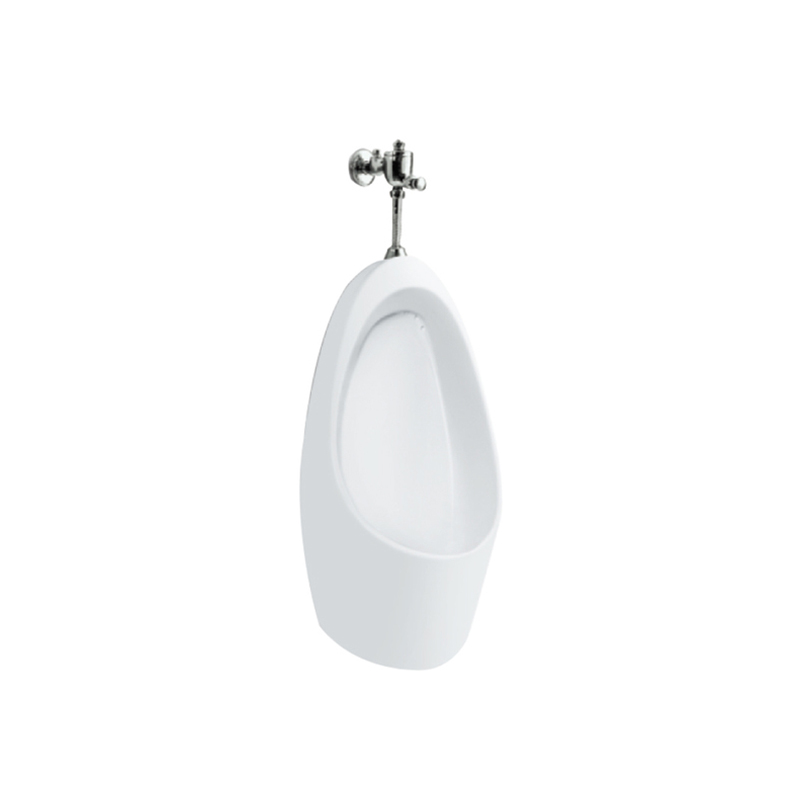 Wall-hung Upward/backward Double Water Inlet Choice Manual Oval Shape Flusing Urinal