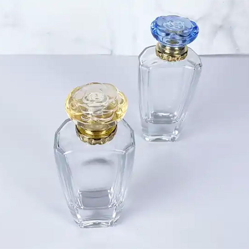 Flower Cap Perfume Bottles - 2