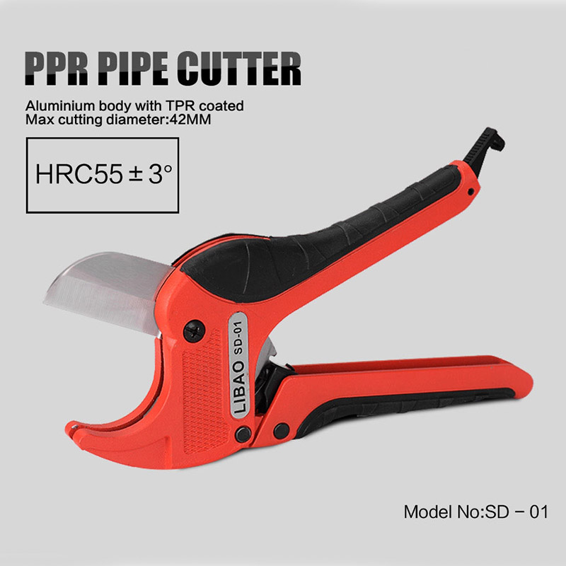 Aluminum 42mm Manual Portable Abs Plumbing Hand Tools PPR Hdpe Plastic PPRC PVC Pipe Cutter
