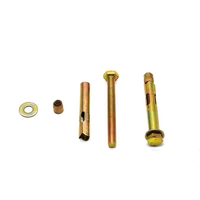 Hex Bolt Sleeve Anchor - Zinc Yellow Passivated